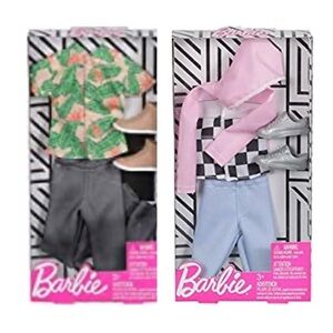 🆕 Barbie Mattel KEN Fashionista Set of  Two Sportswear Outfits